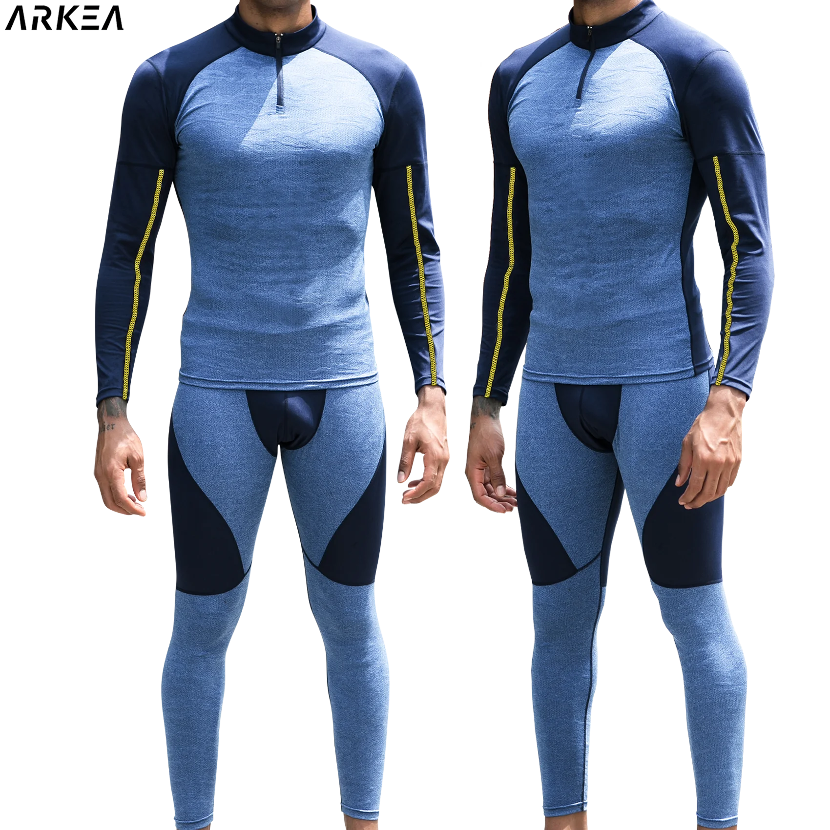 T Shirt Tight Fit - Mens Running Set Compression T-Shirt Pants