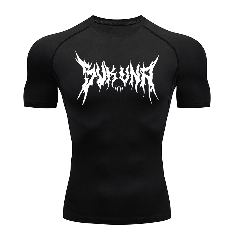 Base Layer Top - Graphic Compression Shirts for Men Athletic