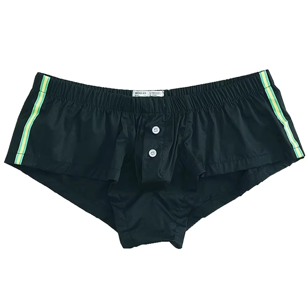 Casual Shorts for Men Sexy Low - Pouch Boxer Pouch บทวิจารณ์และราคา