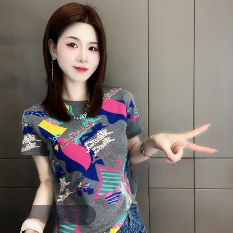 Slim Fit Short Sleeve T-Shirt  - Base Layer Top บทวิจารณ์และราคา