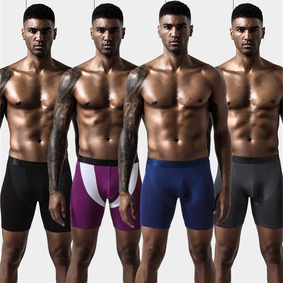 2pcs/Lot underpants leg up lon - Long Leg Trunk Men บทวิจารณ์และราคา