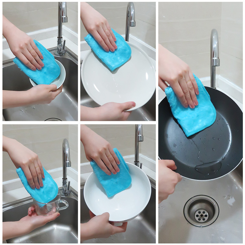 2-Pack Ultra-Fine Fiber Dishcl - Bamboo Fiber Trunk บทวิจารณ์และราคา