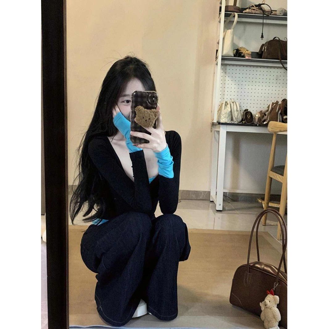 Women's Modal Long Sleeve V-Ne - Base Layer Top บทวิจารณ์และราคา