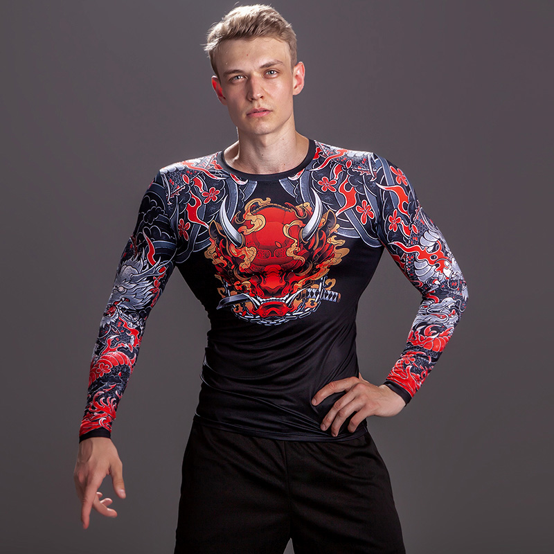 2/3PCS Men Jiu jitsu Tracksuit - Compression Long Pant บทวิจารณ์และราคา