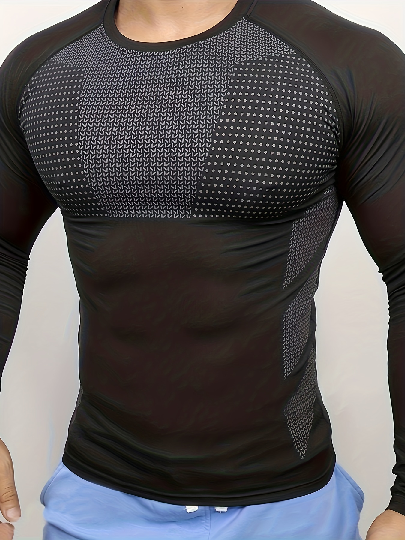 Men's autumn and winter thick  - T Shirt Tight Fit บทวิจารณ์และราคา