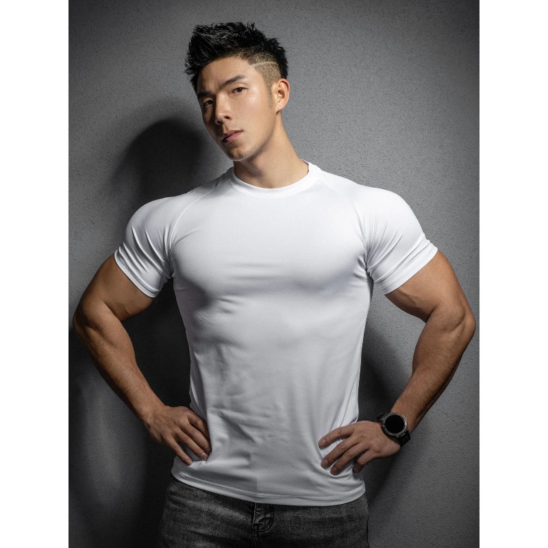 Fitness Yoga Quick Dry Clothes - T Shirt Tight Fit บทวิจารณ์และราคา