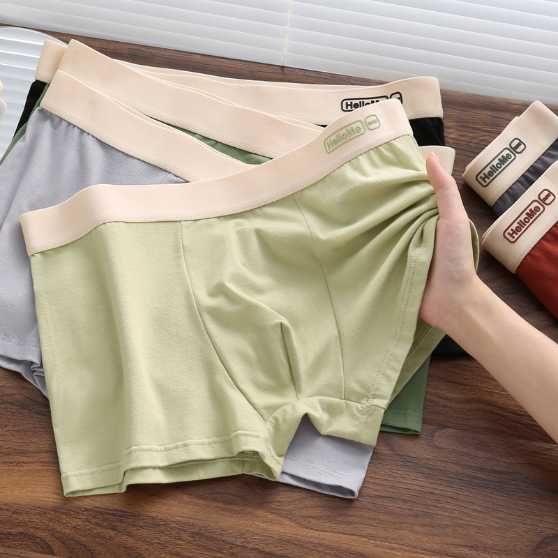 L-4XL Breathable Cotton Men Bo - Boxer Brief Pack Cotton บทวิจารณ์และราคา