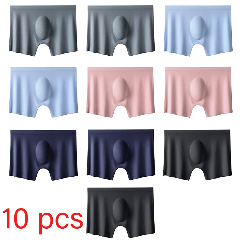 10 Pcs/Lot Men's Summer Ice Si - Boxer Shorts Modal บทวิจารณ์และราคา
