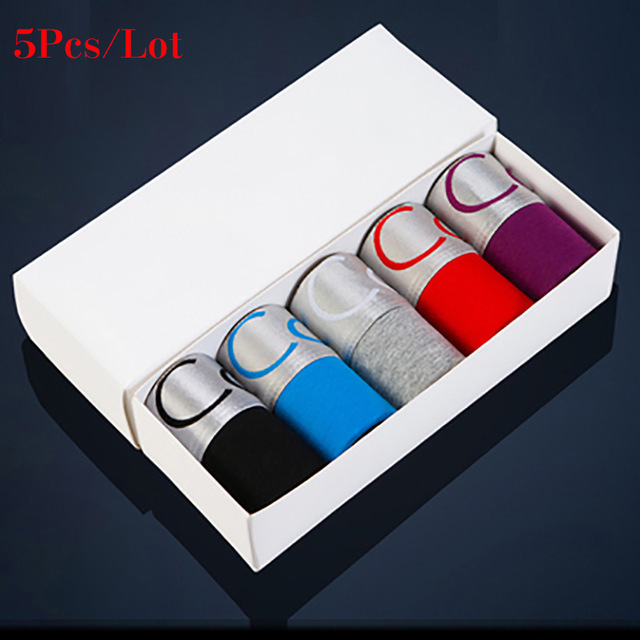 5PCS Men Underwear Boxers Men' - Boxer Brief Pack Cotton บทวิจารณ์และราคา