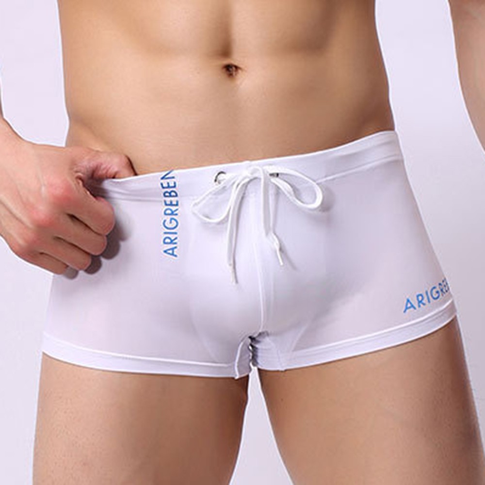 Men Boxer Sexy Fashion Trunks  - Trunk Breathable Men บทวิจารณ์และราคา
