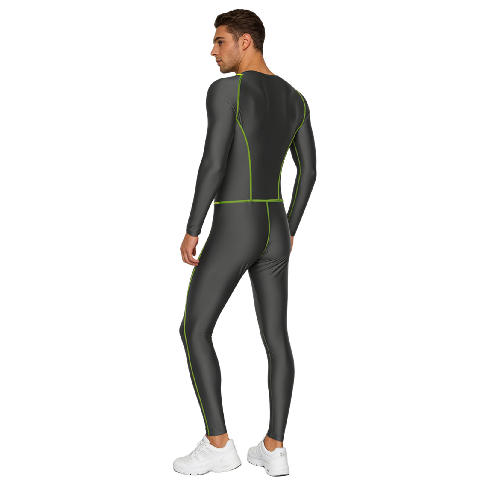 Swimwear Mens Swimsuit Glossy  - Compression Long Pant บทวิจารณ์และราคา