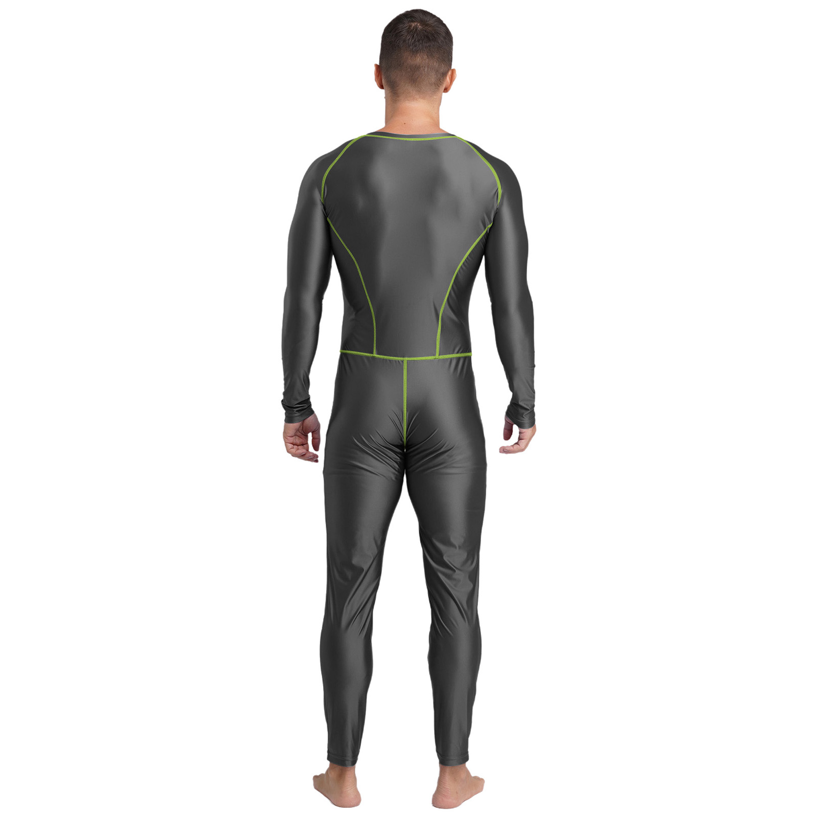 Swimwear Mens Swimsuit Glossy  - Compression Long Pant บทวิจารณ์และราคา
