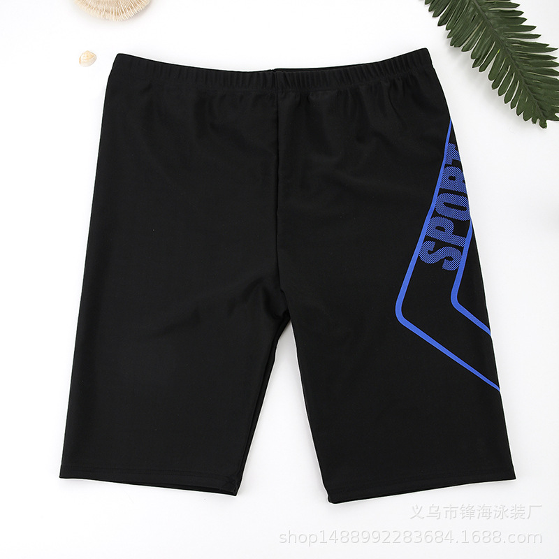 Blue quick-dry swim trunks for - Long Leg Trunk Men บทวิจารณ์และราคา