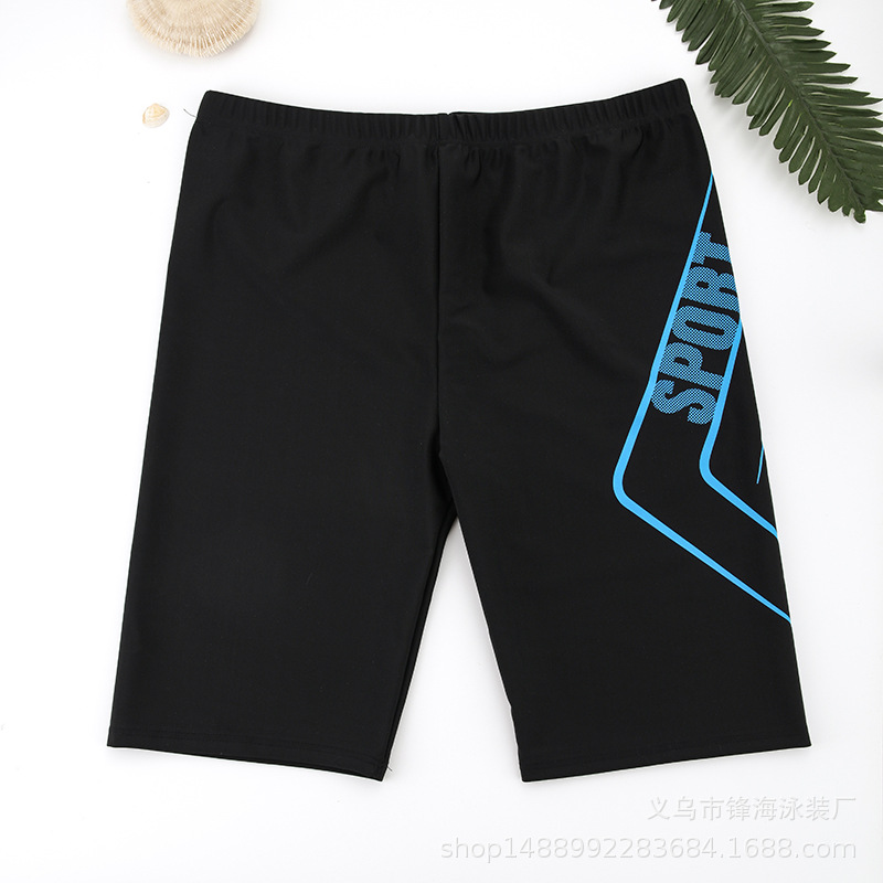Blue quick-dry swim trunks for - Long Leg Trunk Men บทวิจารณ์และราคา