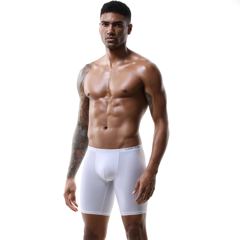 Men Trunks Long Legs Boxershor - Long Leg Trunk Men บทวิจารณ์และราคา
