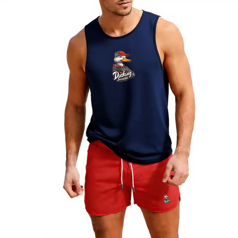 Fitness loose men tank top  sl - Sleeveless Undershirt บทวิจารณ์และราคา