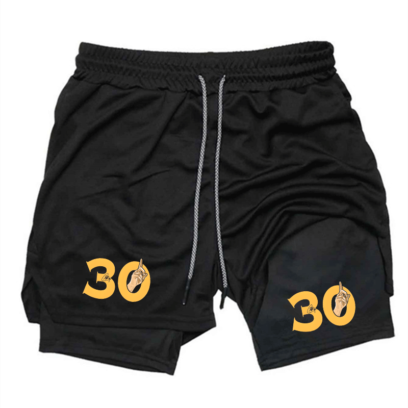Summer Breathable Two-in-one D - Compression Shorts Athletes บทวิจารณ์และราคา