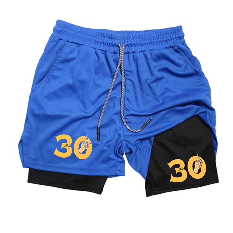 Summer Breathable Two-in-one D - Compression Shorts Athletes บทวิจารณ์และราคา