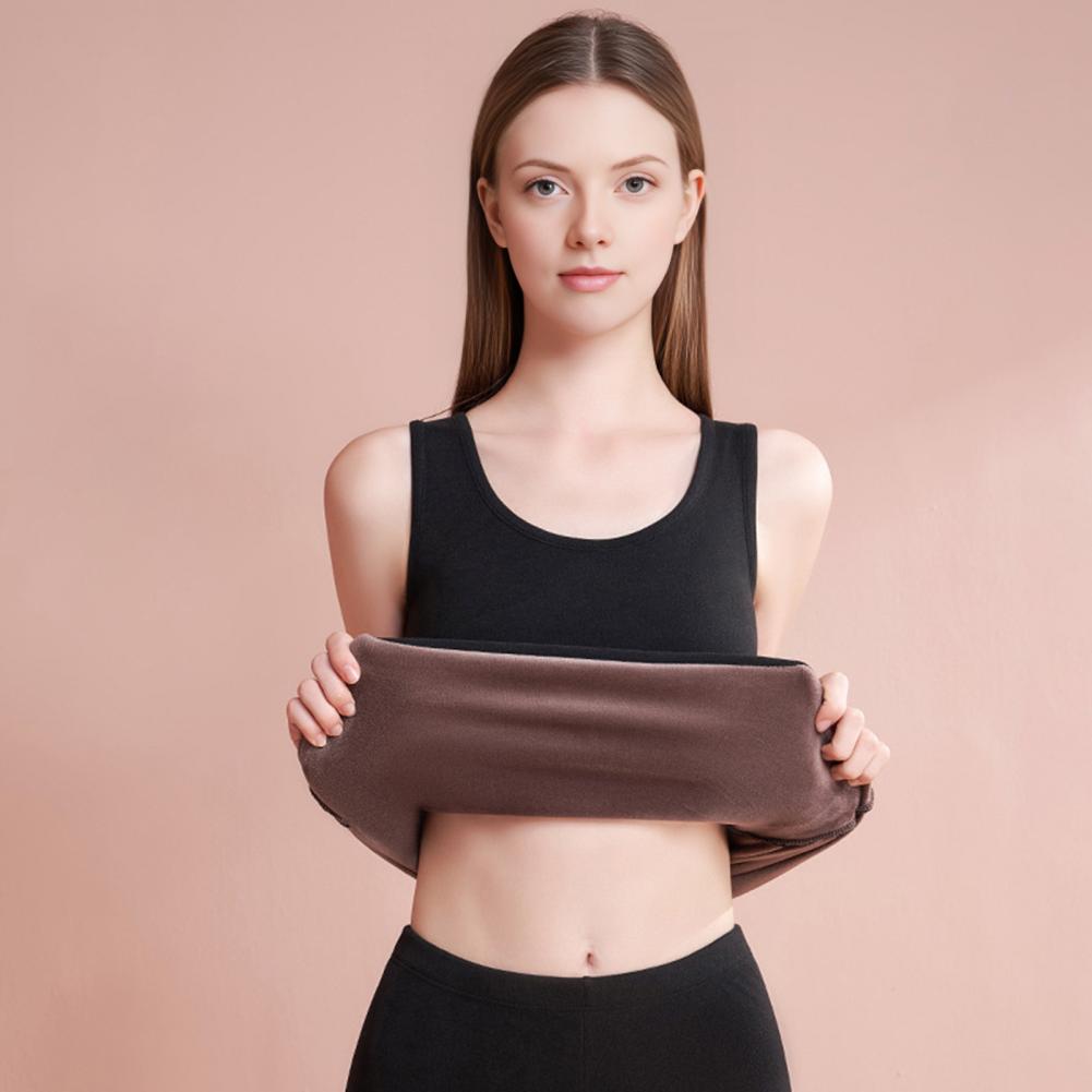 Fleece Lined Women Thermal Tan - Undershirt Crew Neck บทวิจารณ์และราคา