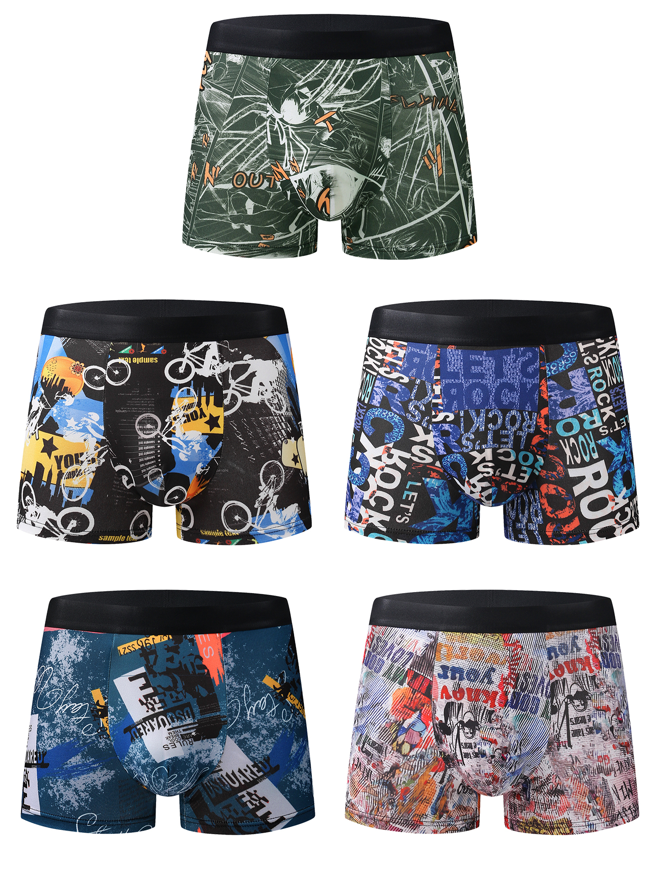 10-pack fashionable men's boxe - Multi Pack Underwear บทวิจารณ์และราคา