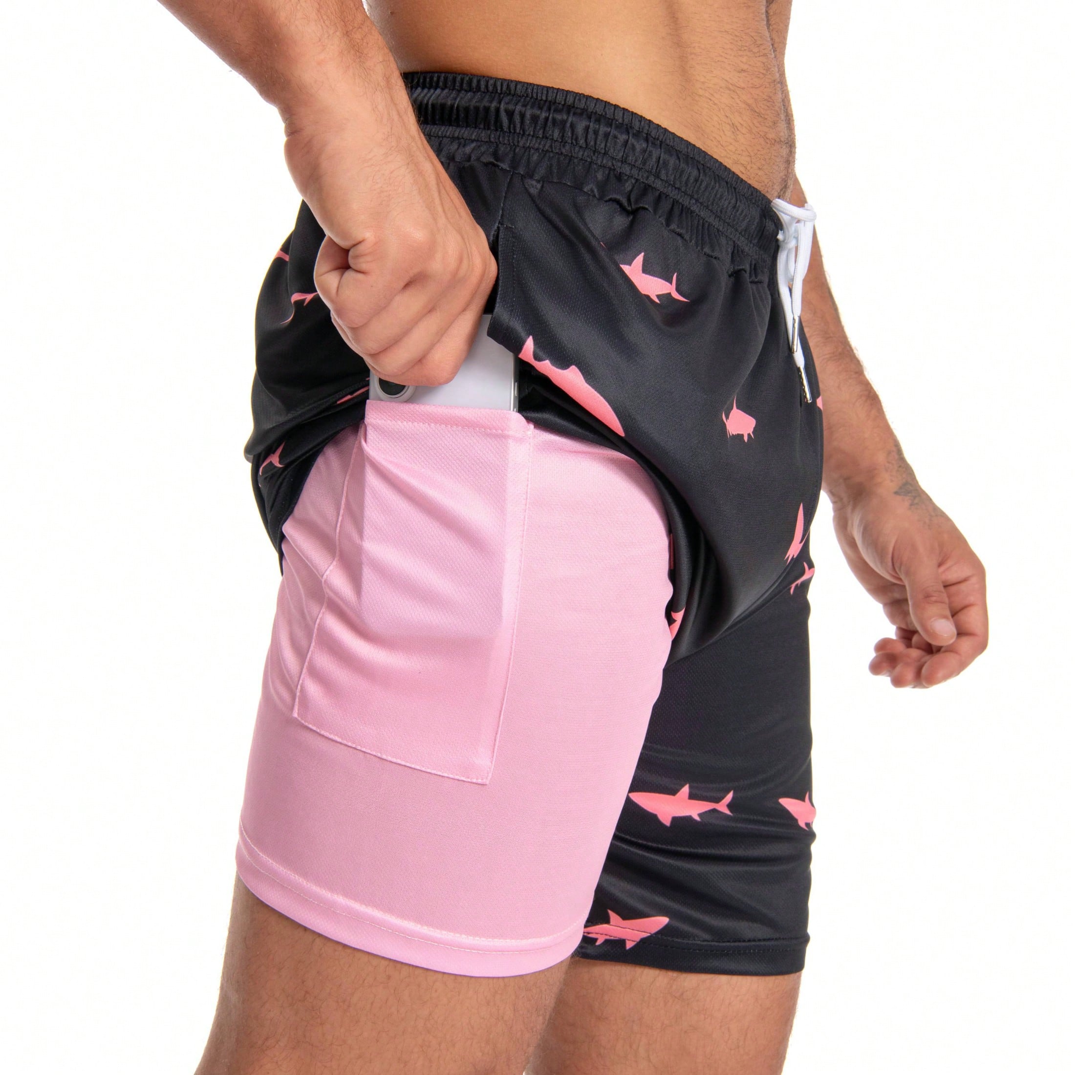Mens Swim Trunks With Compress - Trunk Breathable Men บทวิจารณ์และราคา