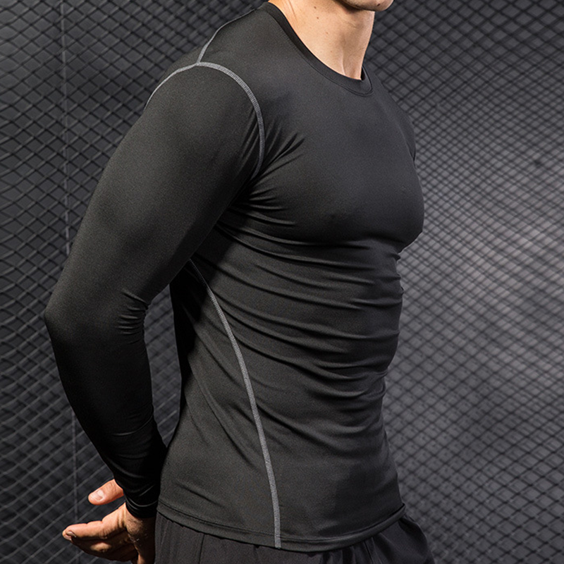 Men's Running Sports Long Slee - Base Layer Top บทวิจารณ์และราคา