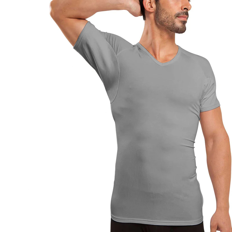 Men Undershirts Anti-transpira - Undershirt Crew Neck บทวิจารณ์และราคา