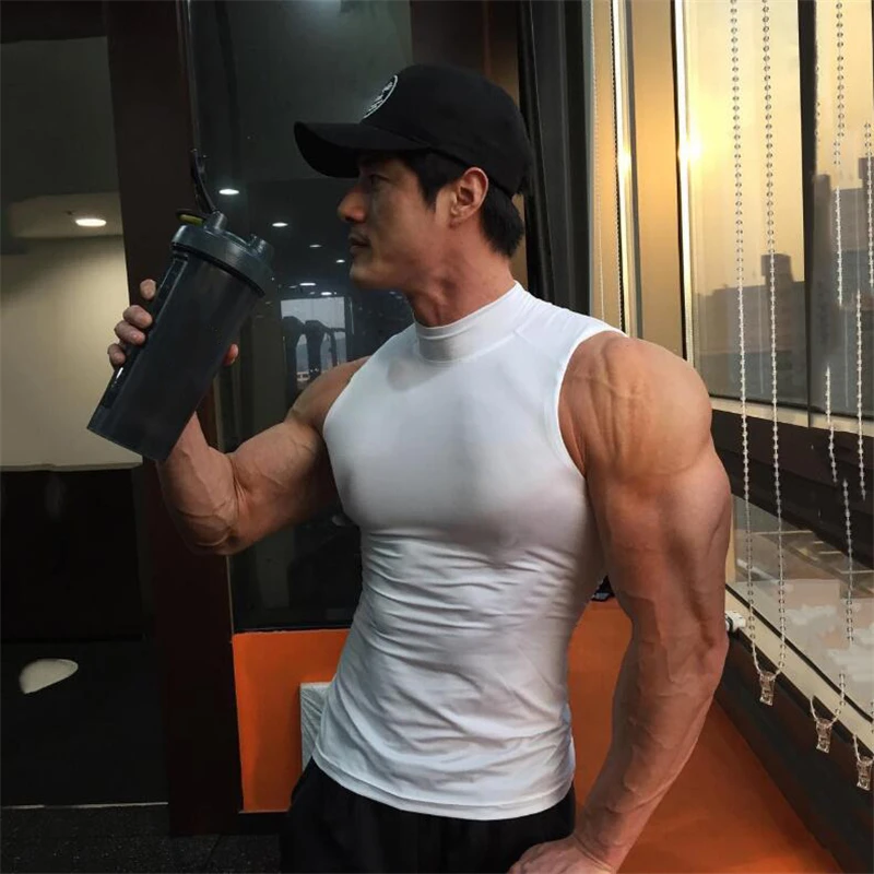 Compression Tight Clothing Gym - Sleeveless Undershirt บทวิจารณ์และราคา
