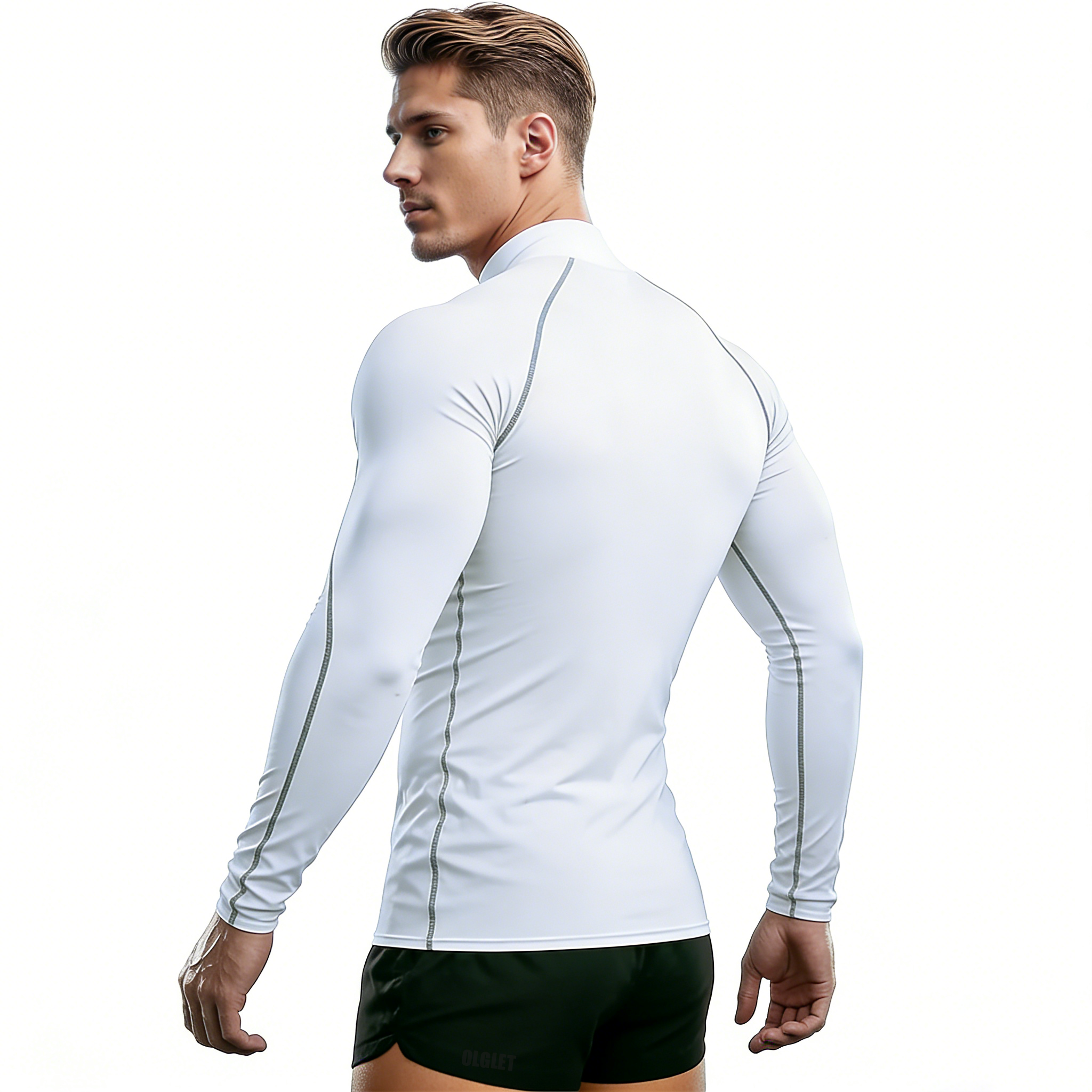 Sport T-shirt Men Compression  - T Shirt Tight Fit บทวิจารณ์และราคา