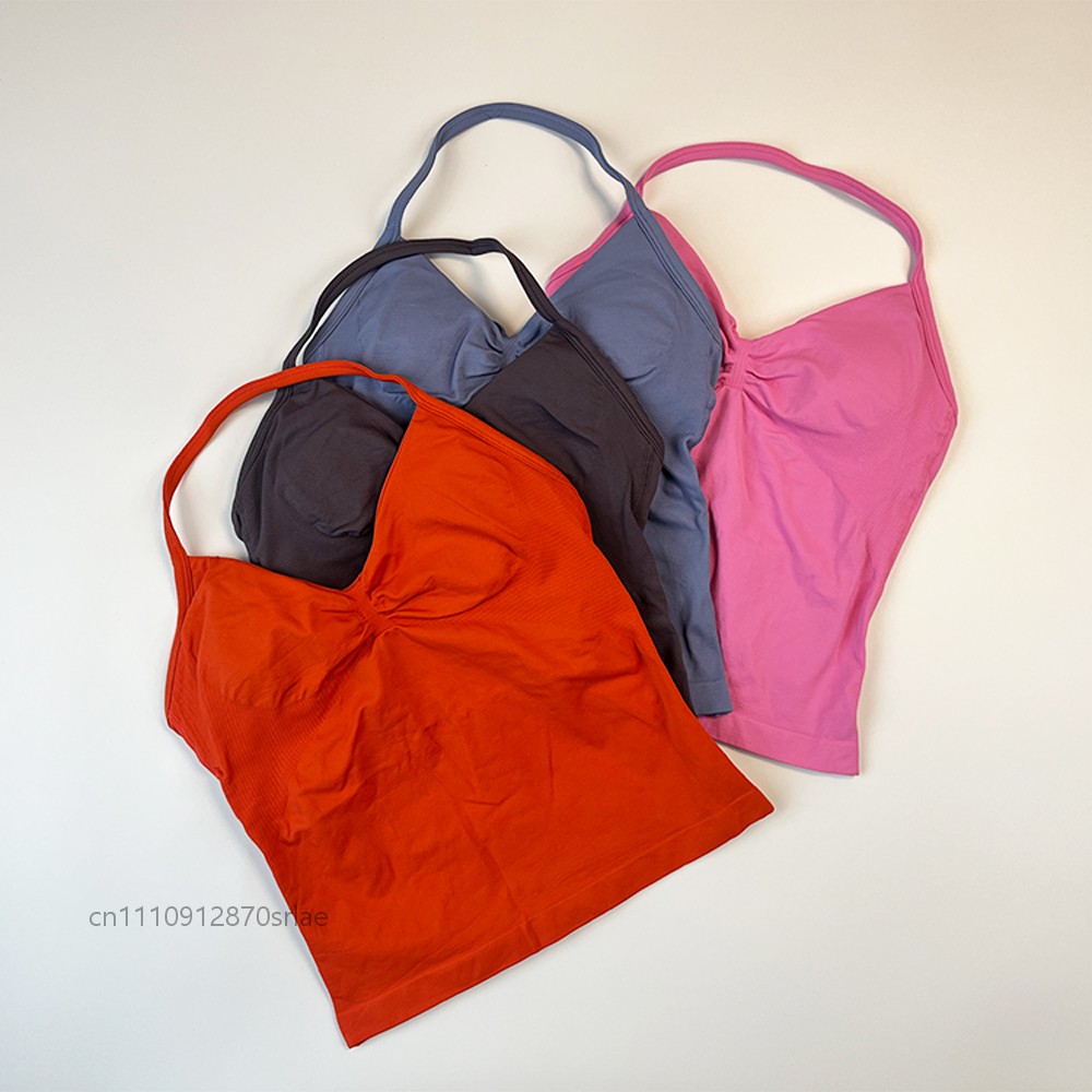 Women's Seamless Halter Strapp - Suspender Tank Top บทวิจารณ์และราคา