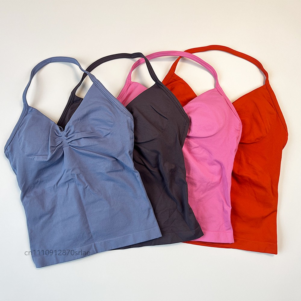 Women's Seamless Halter Strapp - Suspender Tank Top บทวิจารณ์และราคา