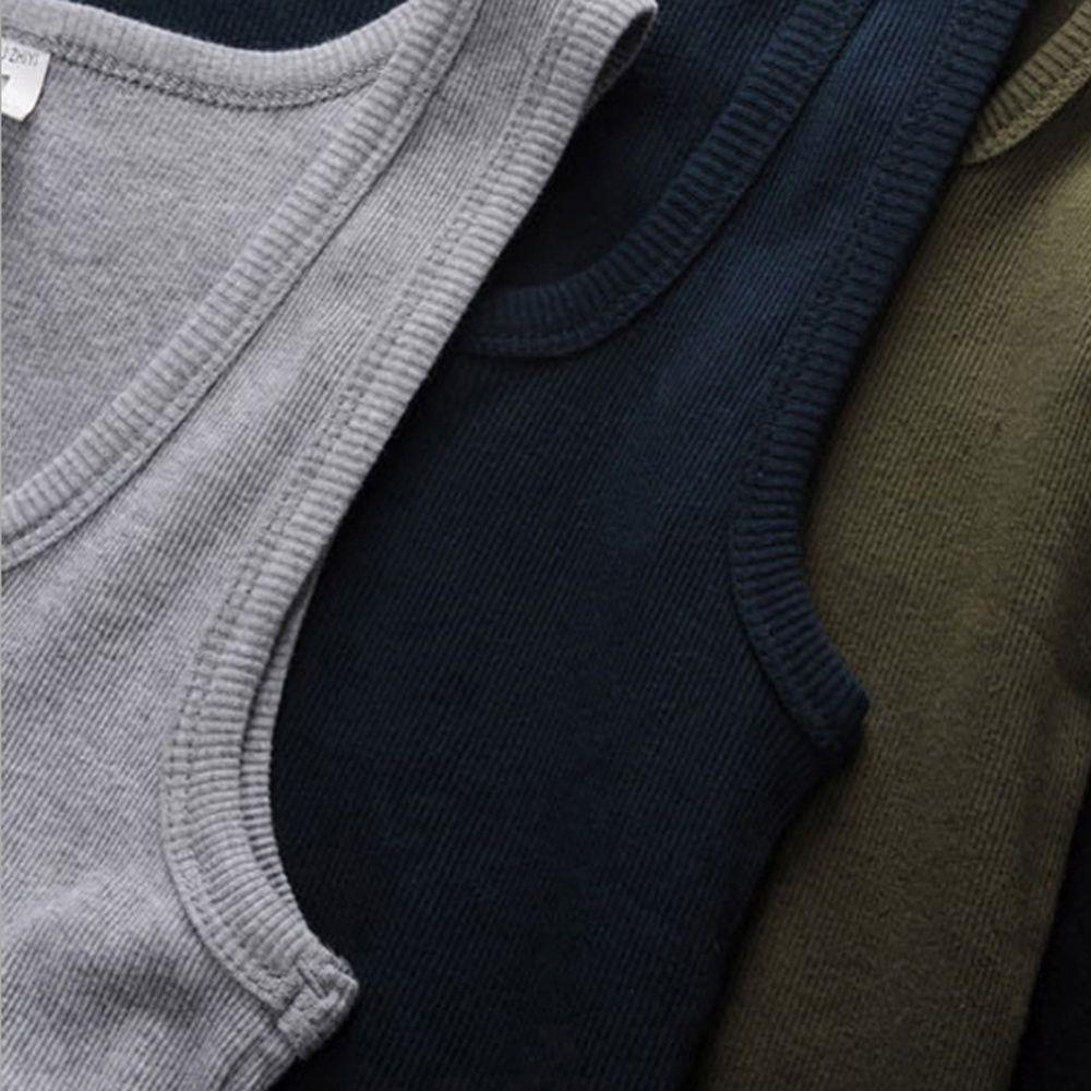 3pcs/lot Cotton Mens Tank Tops - Sleeveless Undershirt บทวิจารณ์และราคา