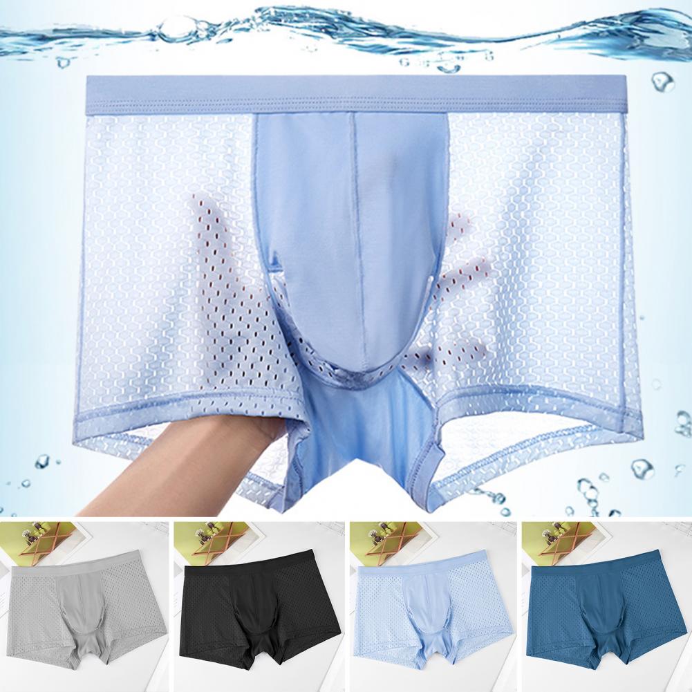 2025 M-3XL Men Boxers Elephant - Mesh Sport Boxer บทวิจารณ์และราคา