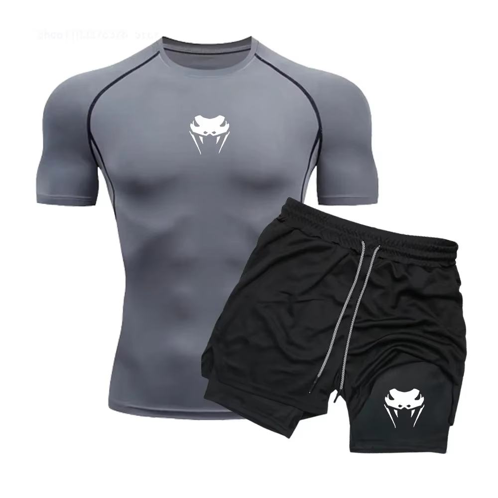 Men Compression Athletic Fitne - Compression Shorts Athletes บทวิจารณ์และราคา