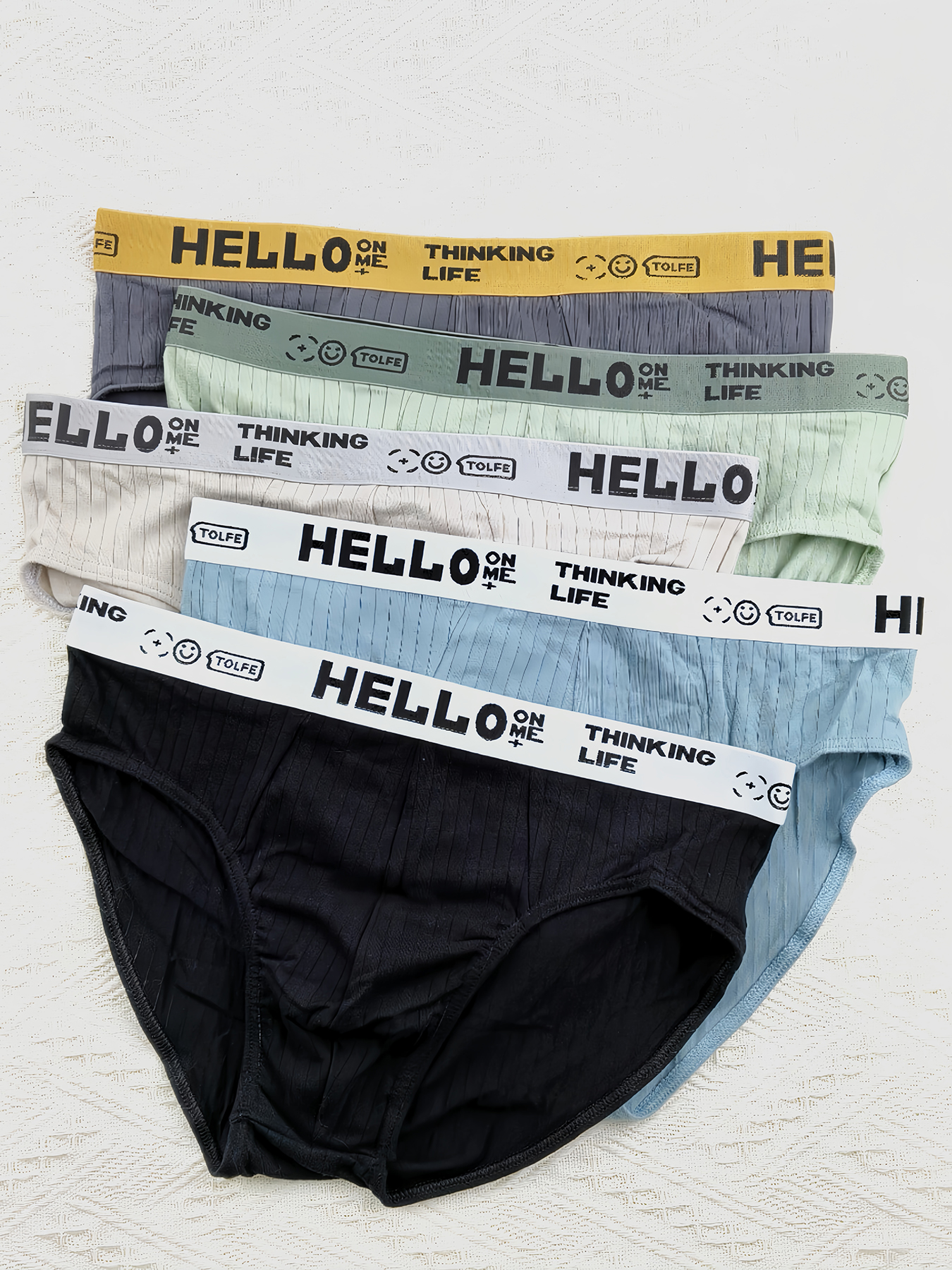 5-Pack Men's Cotton Briefs wit - Multi Pack Underwear บทวิจารณ์และราคา