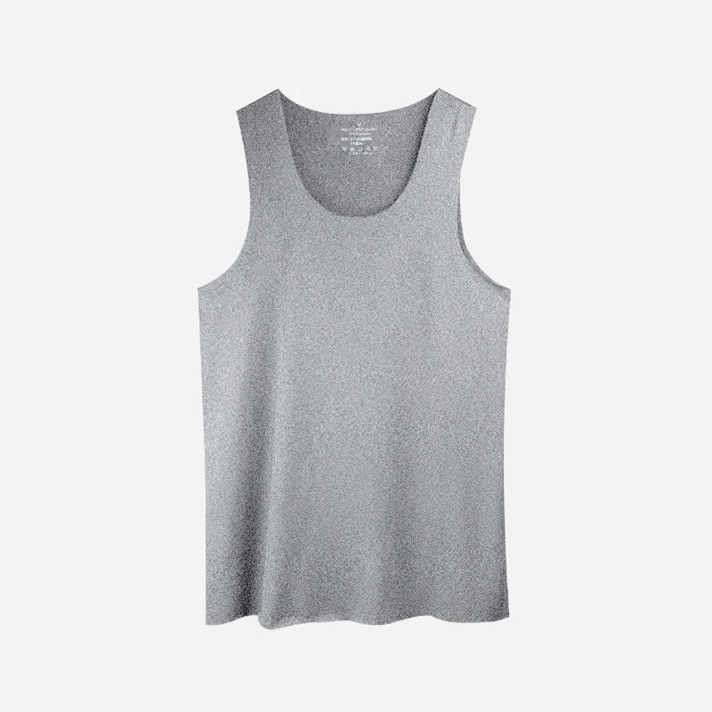 Men's Thin Vest U-Neck Large S - Undershirt Crew Neck บทวิจารณ์และราคา
