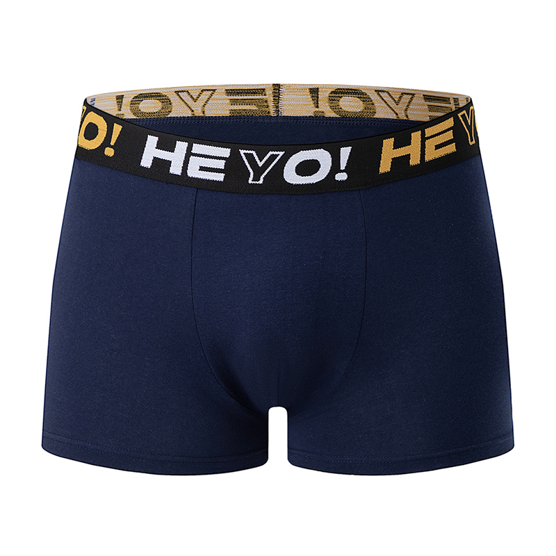 4-piece set of men's solid col - Boxer Brief Pack Cotton บทวิจารณ์และราคา