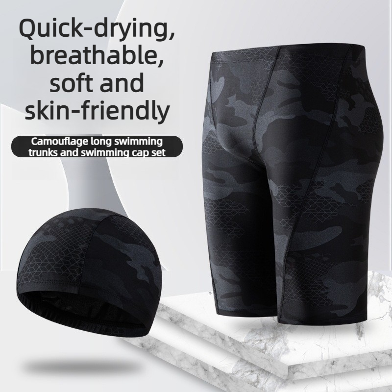 Men's swimming trunks, long fl - Trunk Breathable Men บทวิจารณ์และราคา