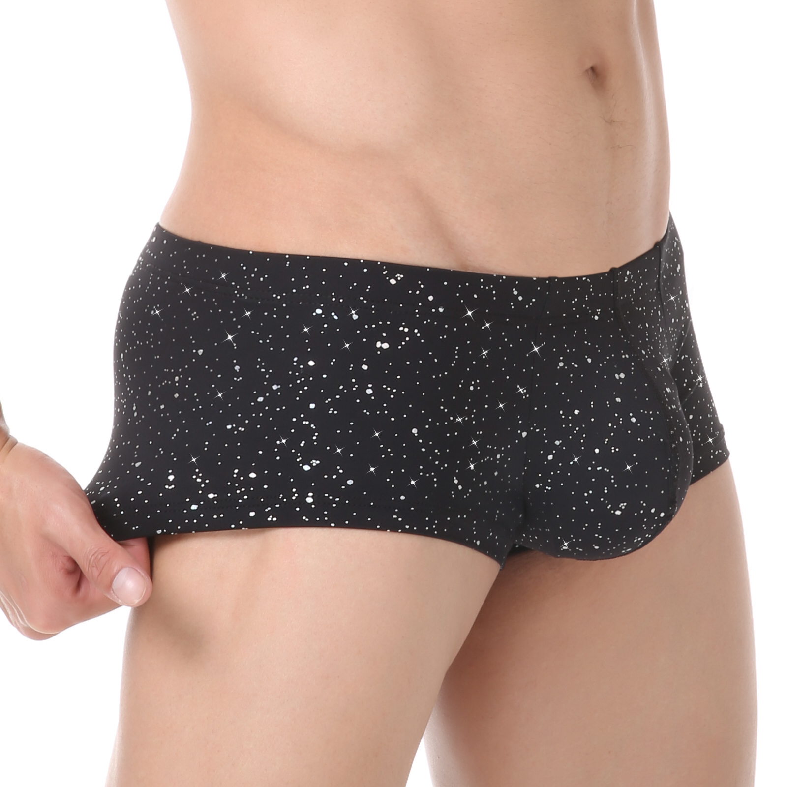 Men Sequin Boxers Shorts Sport - Boxer Shorts Modal บทวิจารณ์และราคา