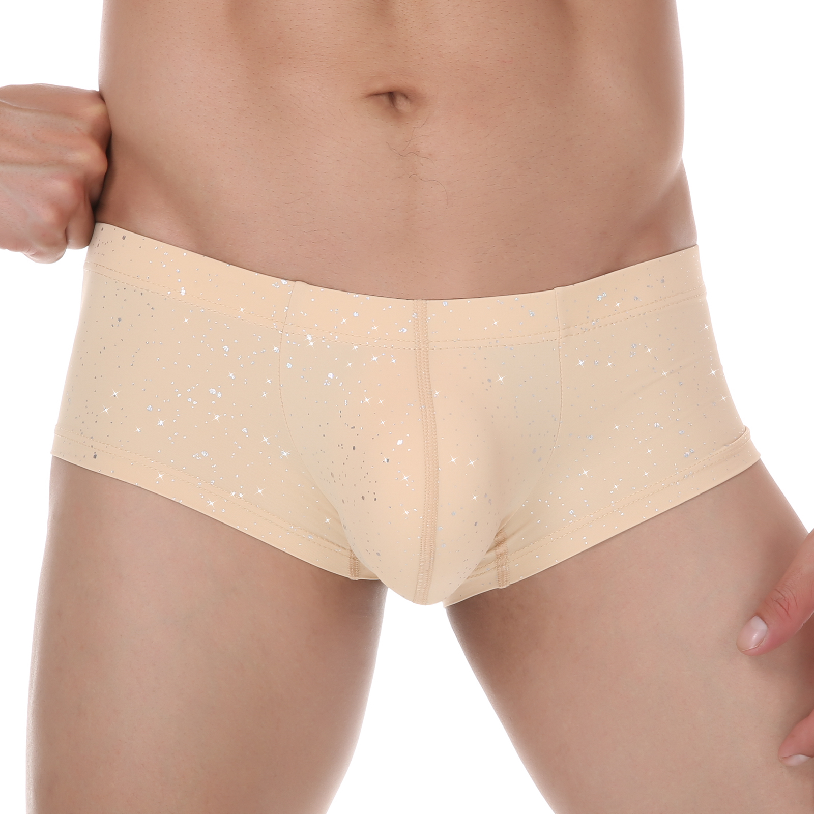 Men Sequin Boxers Shorts Sport - Boxer Shorts Modal บทวิจารณ์และราคา
