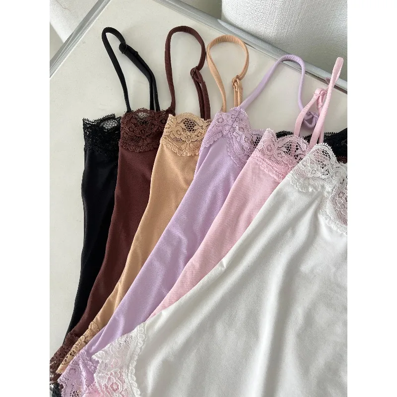 Women's Square Neck Lace Bodys - Suspender Tank Top บทวิจารณ์และราคา