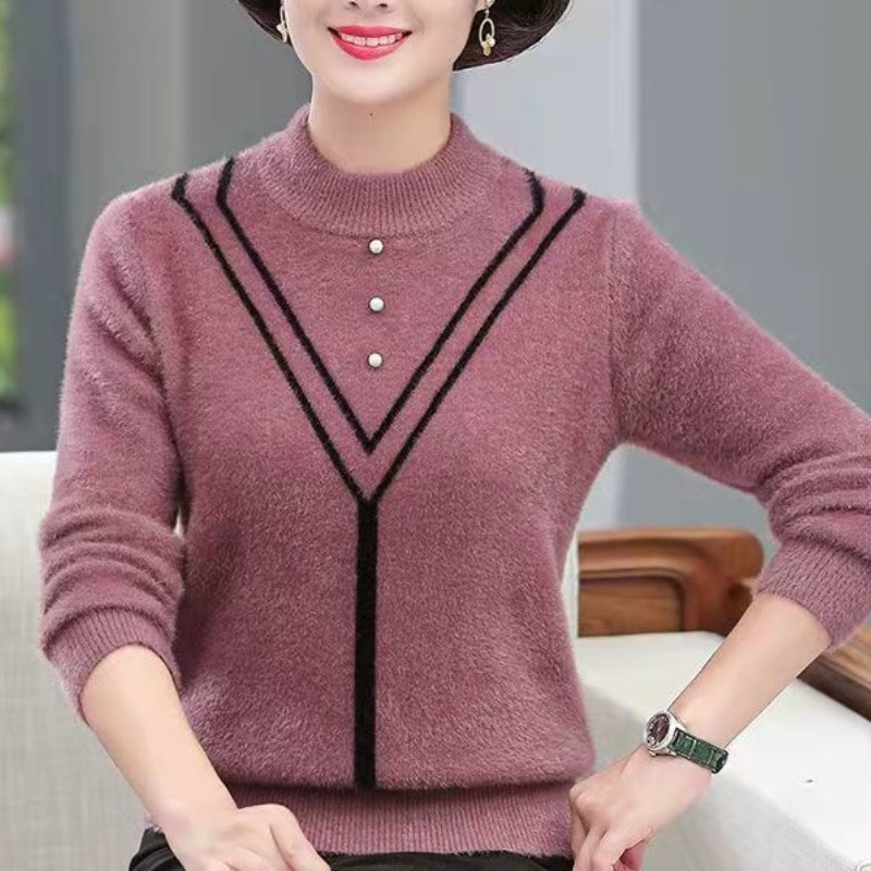Women's Autumn Winter Solid Fl - Undershirt Crew Neck บทวิจารณ์และราคา