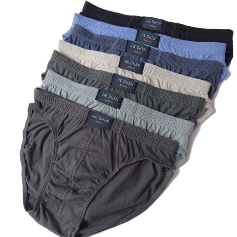 100% Cotton Briefs Mens Comfor - Multi Pack Underwear บทวิจารณ์และราคา