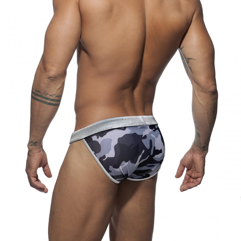Sexy Mens Swim Briefs Camoufla - Trunk Breathable Men บทวิจารณ์และราคา