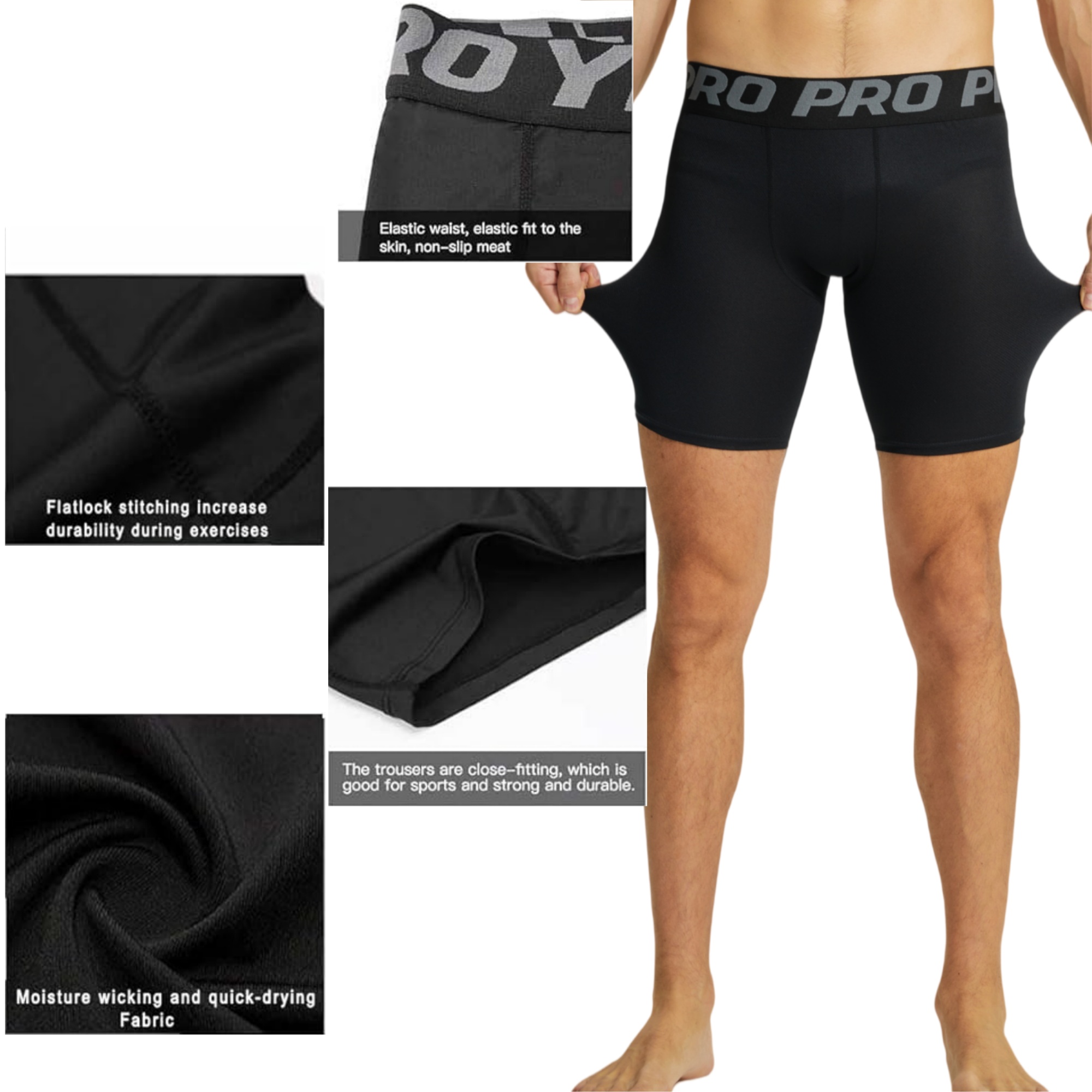 Men's Compression Sports Short - Compression Shorts Athletes บทวิจารณ์และราคา