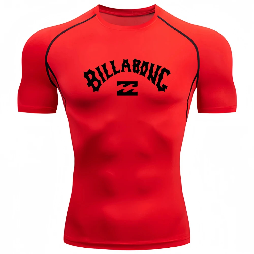 Male UV Protection Tights Rash - T Shirt Tight Fit บทวิจารณ์และราคา