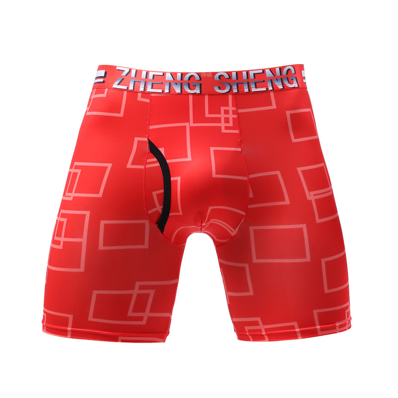 Mens Underwear Boxers Shorts H - Long Leg Trunk Men บทวิจารณ์และราคา
