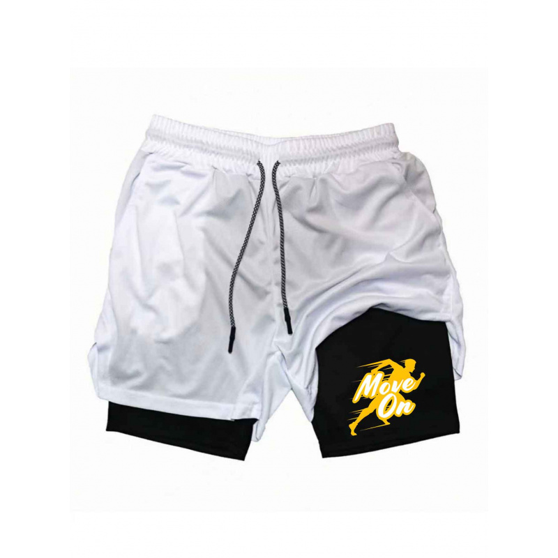 Summer Breathable Two-in-one D - Compression Shorts Athletes บทวิจารณ์และราคา