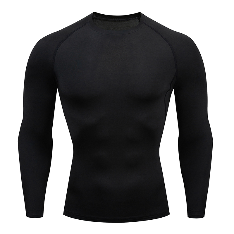 Men Bodybuilding Sports T-Shir - T Shirt Tight Fit บทวิจารณ์และราคา